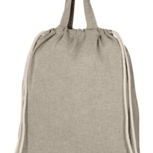 Sac à dos en coton recyclé bruyère