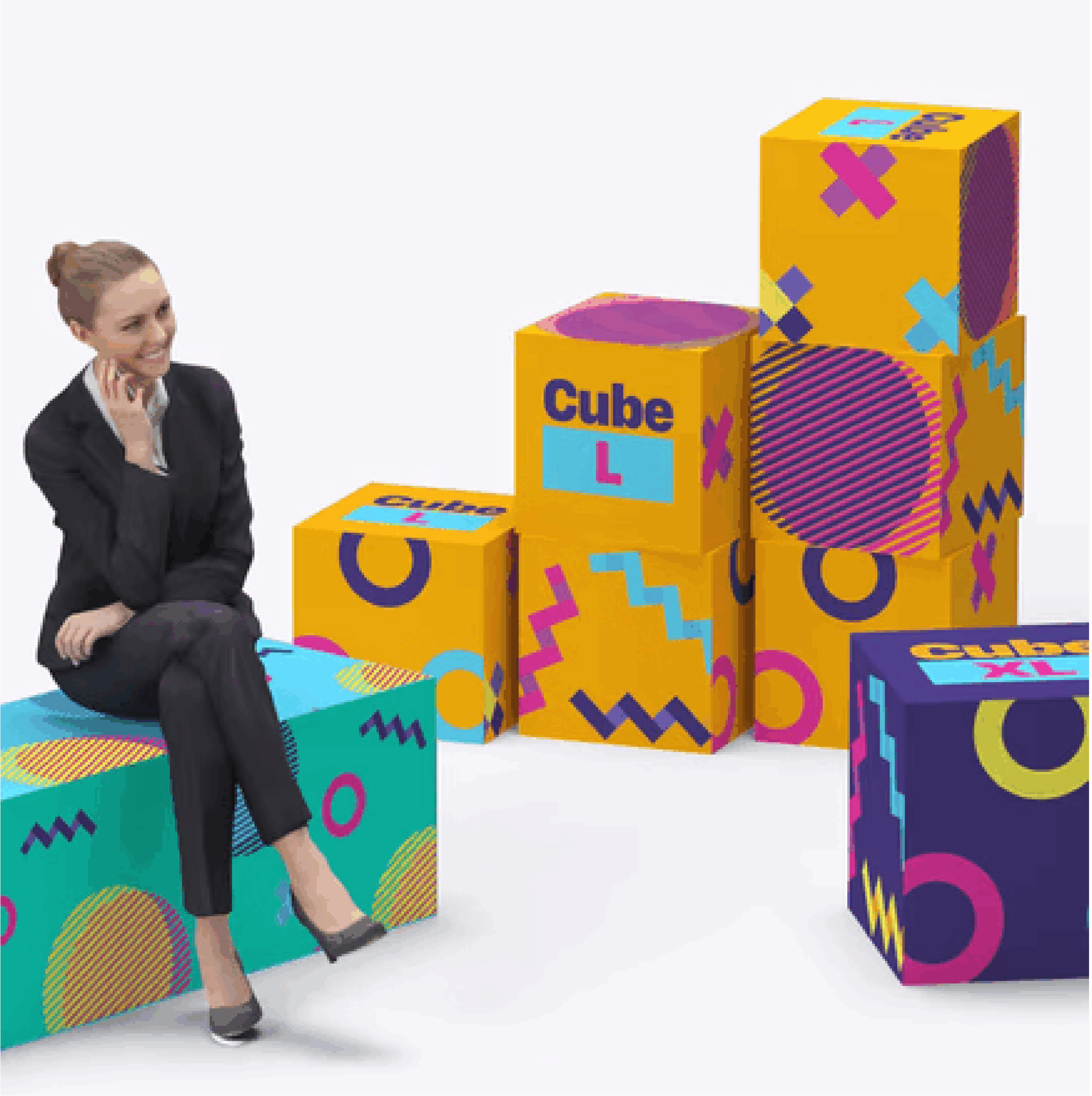 Cube en mousse goodetik