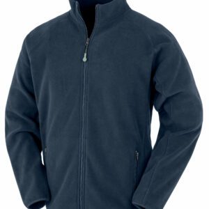 Veste polarthermique en polaire recyclée marine