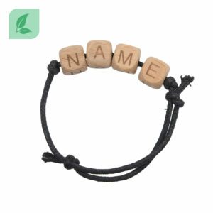 Bracelet alphabet bois