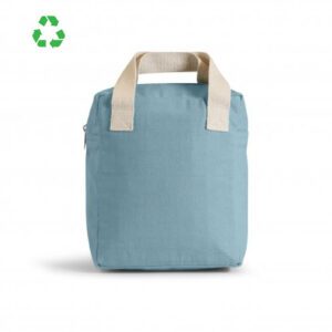 Sac Lunch Box en Coton bio bleu, recyclé
