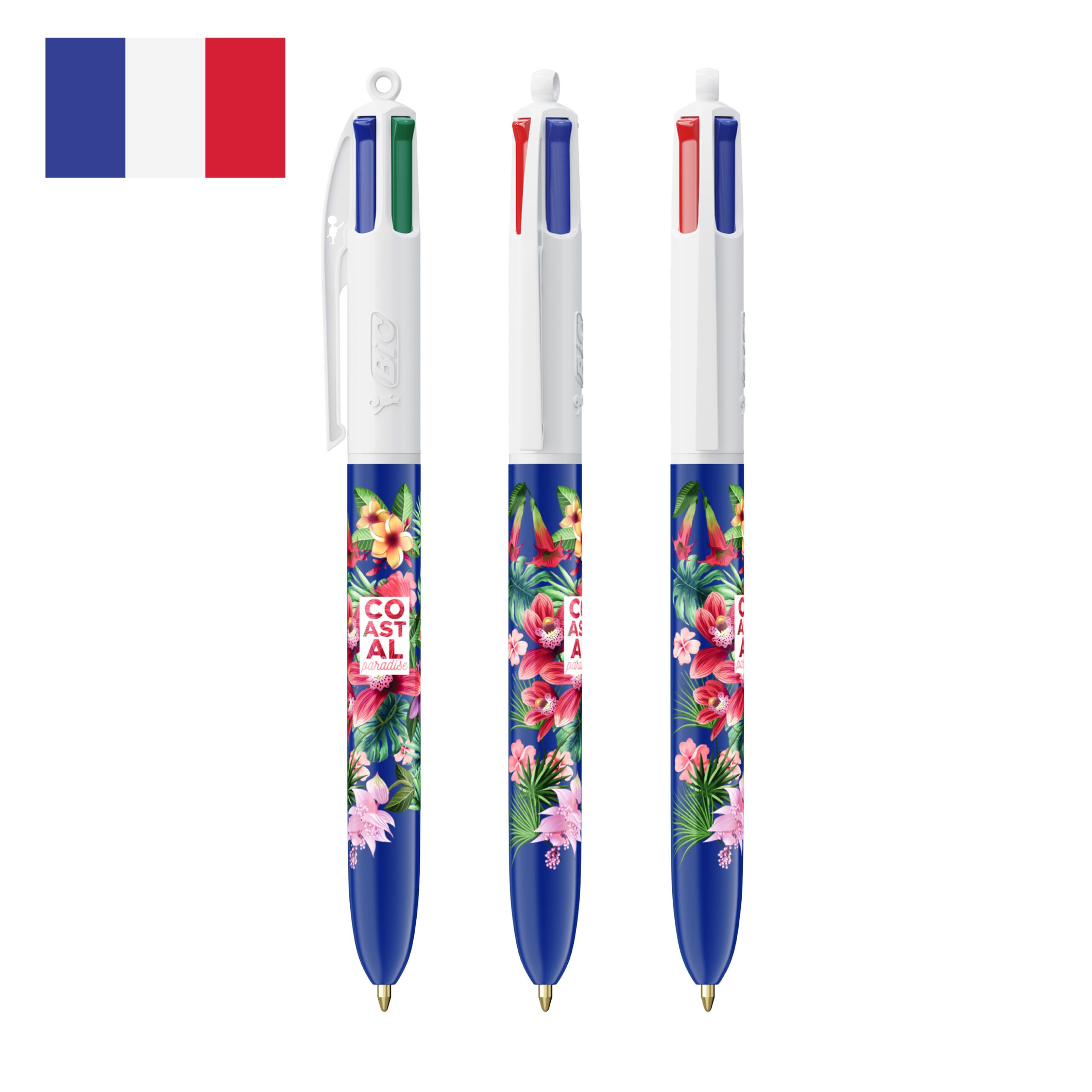 Stylo 4 couleurs BIC fabriqué en France goodetik
