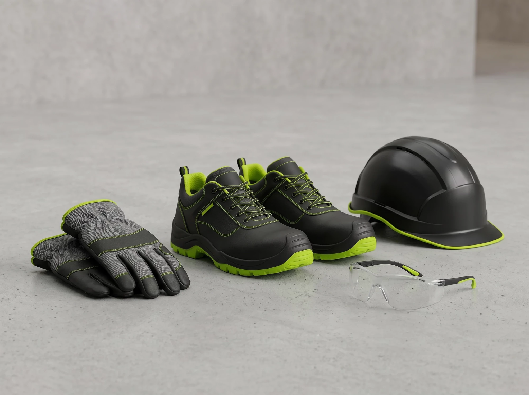 EPI : chaussures de sécurité, gants, casque et lunettes de protection Goodetik