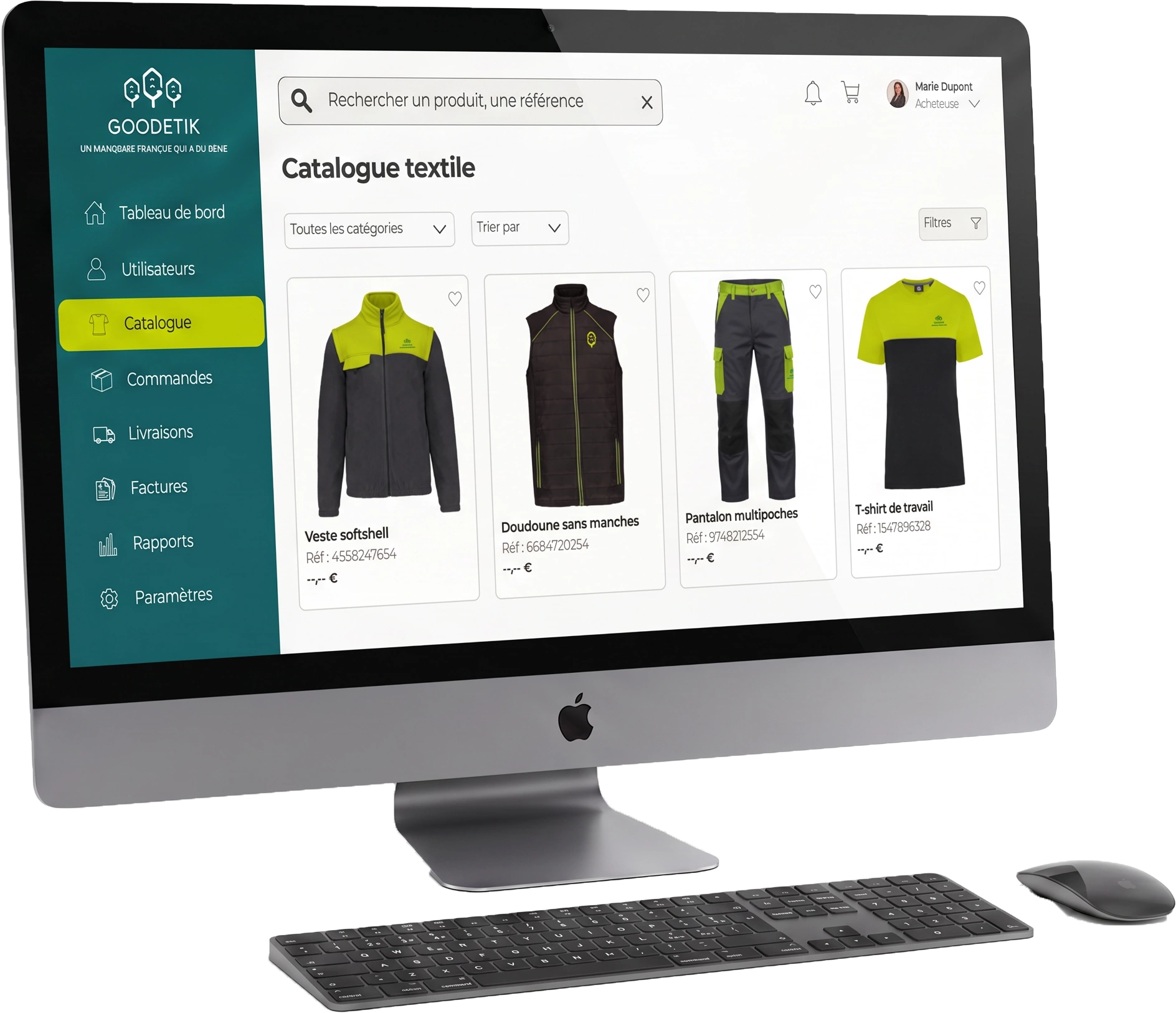 Plateforme de dotation textile multi-agences